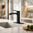 Single-Hole Single-Handle Bathroom Faucet With Drain Assembly-122282123