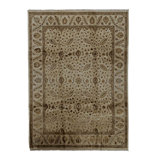 Oriental Area Rug in Beige
