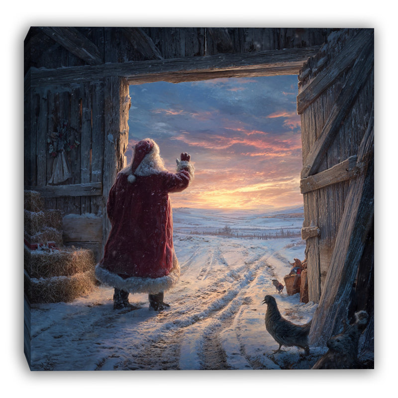 Art mural sur toile Farewell at Dawn