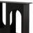 39.4" Console Table, Narrow Sofa Table Behind Couch with Arched Design