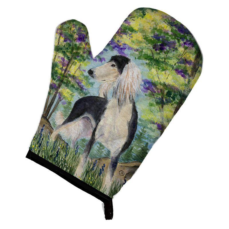 Caroline's Treasures Saluki Polyester Oven Mitt