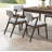 Mid-Century Modern Dining Chairs 2Pcs Set Solid Wood