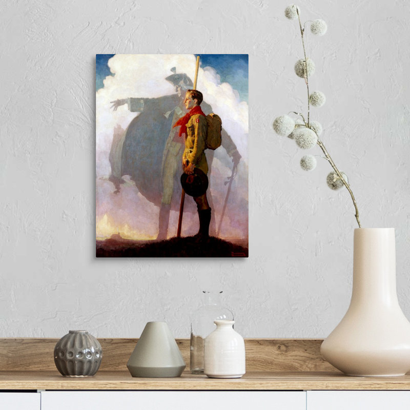 Carry On Canvas, art mural, H 16 po x l 12 po x P 1,25 po, Toile tendue