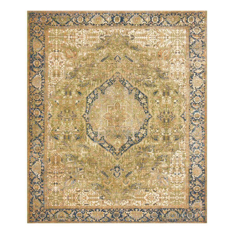 Green Nosara Indoor/Outdoor Traditional Rug