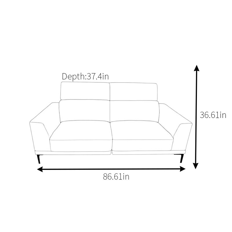 Canapé moderne simple beige