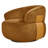 Hillip 360° Rotation Modern Swivel Upholstered Accent Barrel Chair for Living Room & Apartment & Bedroom-1494490627