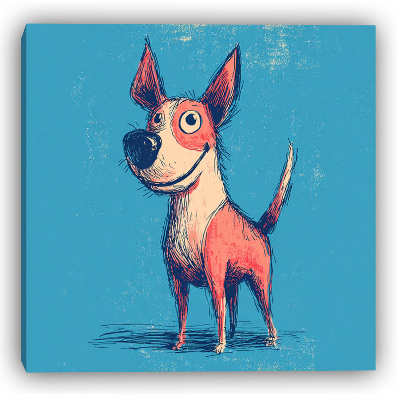 «Big Nose Buddy», art mural sur toile tendue, H 40 po x l 40 po