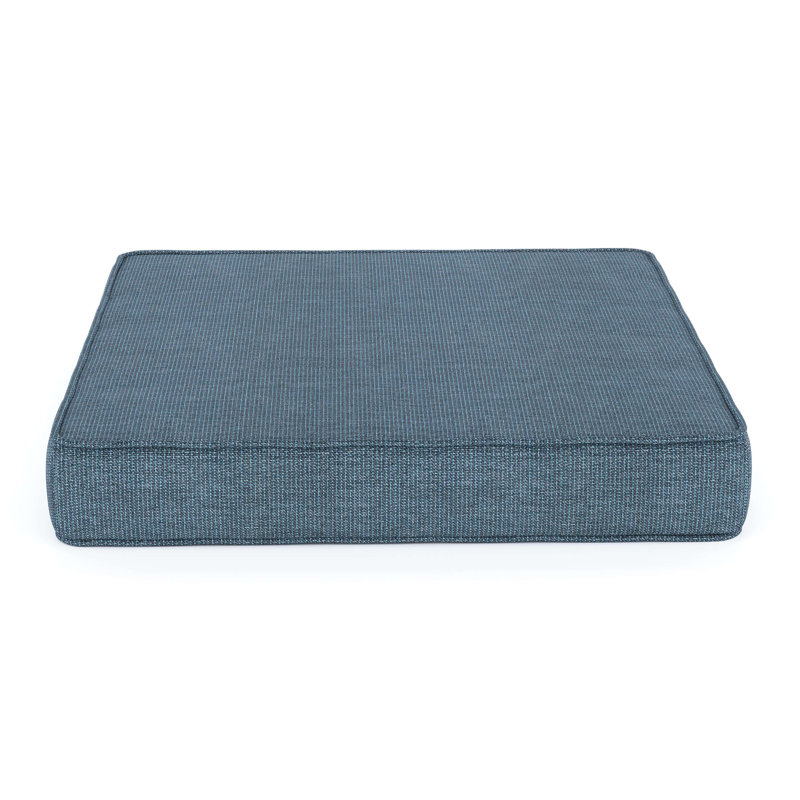 Outdoor Sunbrella® Seat Cushion, Spectrum Denim Sunbrella®, 17" W x 17" D