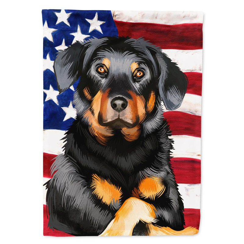 Polyester à 2 côtés 15 x 11 po drapeau de jardin, Beauceron