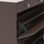 Armoire à chaussures avec 2 tiroirs à miroir, rangement peu encombrant et miroir décoratif pour les entrées