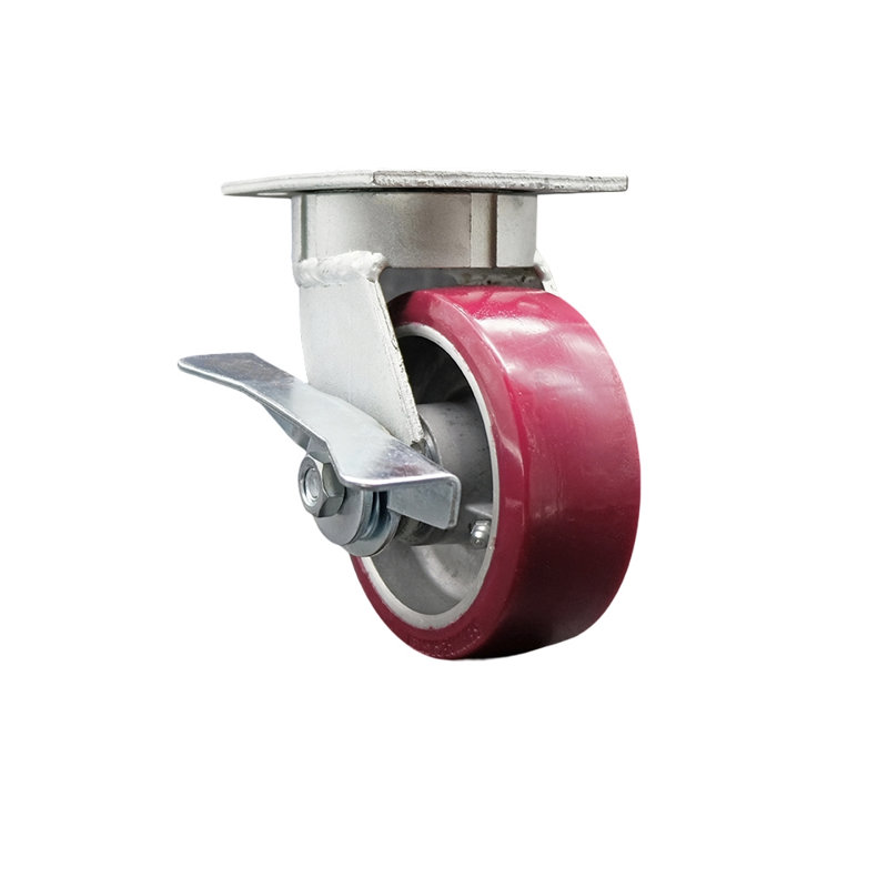 Kingpinle Swivel Caster with Brake