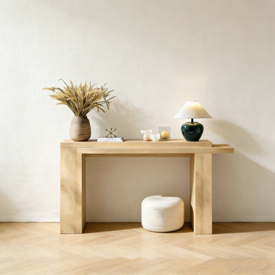 Retro Minimalist Art Design Console Table