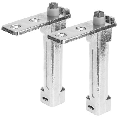 2Pcs Freezer Door Pivot Hinges Zinc Alloy Door Closer Replacement Freezer Door Parts