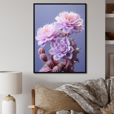 Torbart " Pink Cactus Delicate Intricacies Fishhook II "
