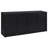 Riva 4-door Dining Sideboard Buffet Storage Credenza Black