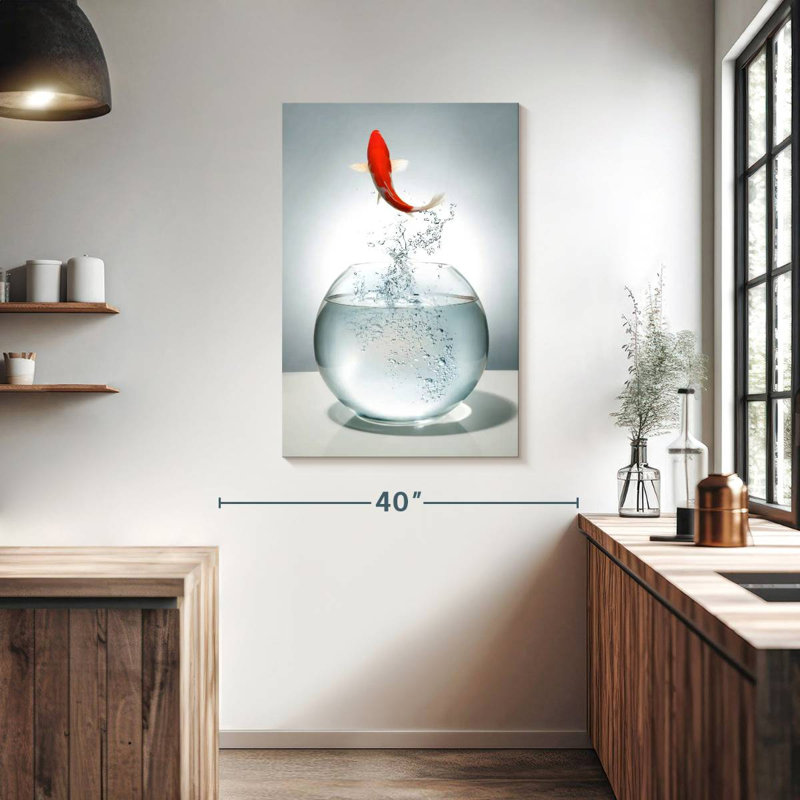 Brampt Fish Bowl Escape, 39" H x 26" W
