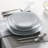 24 Piece Porcelain China Dinnerware Set - Service for 6-878853696
