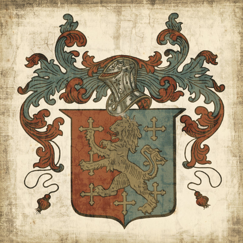 Noble Heritage IV by Vision Studio - Wrapped Canvas Painting, 30cm H x 30cm W x 3.8cm D