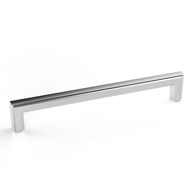 (Simple) Poignée Linden pour porte et tiroir, Chrome poli, 6 5/16"
