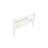 White Solid Wood Queen Bed Frame