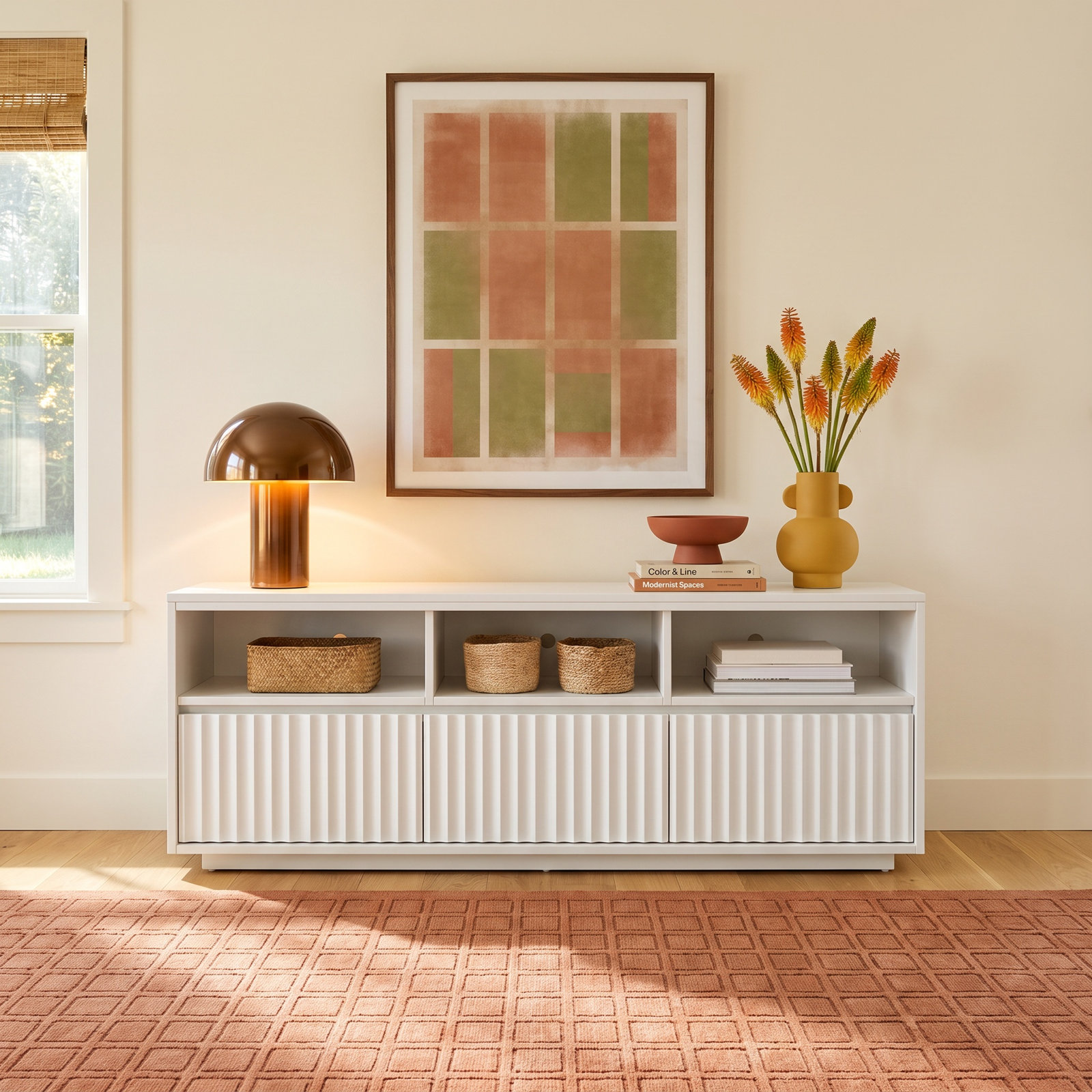 Paloma 64 " Mahogany TV Stand