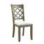 Ensemble de 2 chaises d'appoint en bois