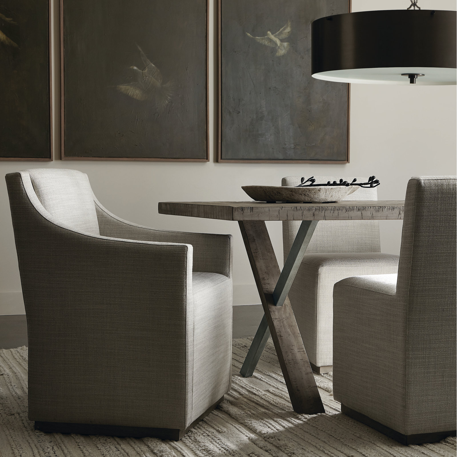 Milo 88" Pine Dining Table