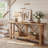 70.9'' Solid Wood Console Table with Storage for Entryway