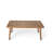 69" Acacia Wood Outdoor Dining Table with Slatted Top, 300 lbs Weight Capacity-473480104