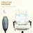 Massage Office Chair With 6 Vibrating Points, High Back Reclining Office Chair With Footrest And Remote,For Home And Office-1172445626