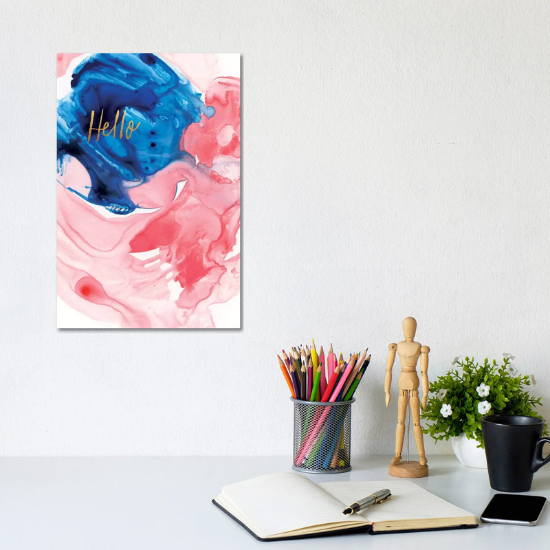 Painterly Sentiments by Joy Ting - Wrapped Canvas Gallery-Wrapped Canvas Giclée, 30.48 cm H x 20.32cm W