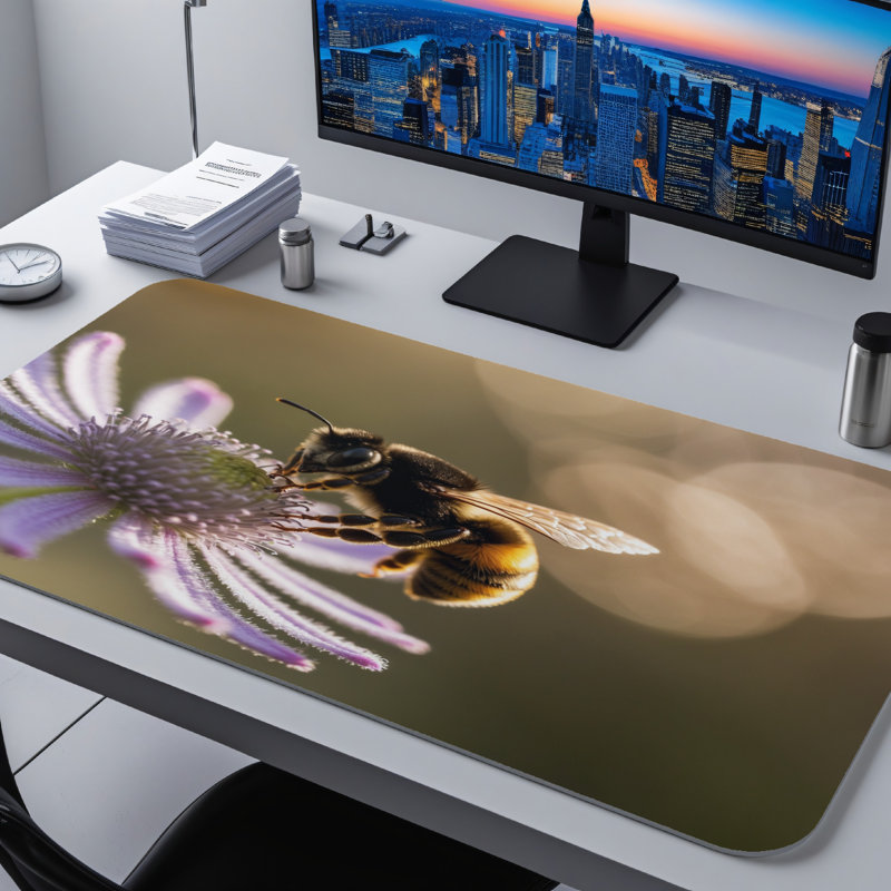 Polyester Desk Pad, 31.5x15.5