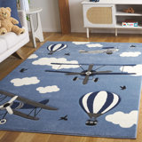 Akatlar Performance Graphic Print & Text Rug