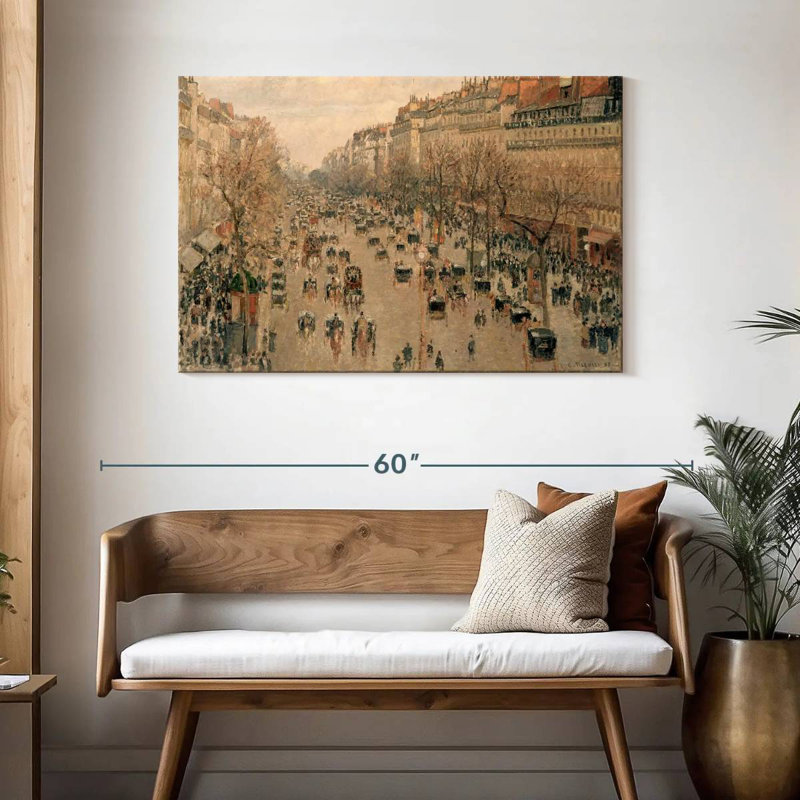 Sirci Boulevard Montmartre à Paris, H 30 po x l 45 po