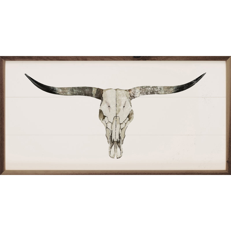 " Longhorn Skull ", 18" H x 36" W