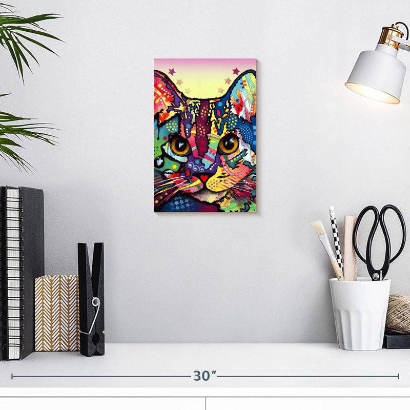 Brampt Maya Cat, 12" H x 8" W