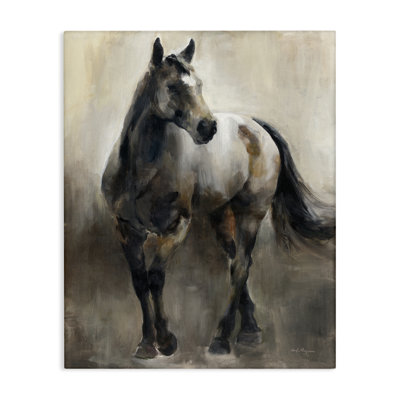 Copper & Nickel Horse Canvas Art by Marilyn Hageman
