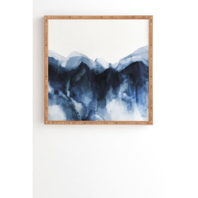 " Indigo Abstract Watercolor "