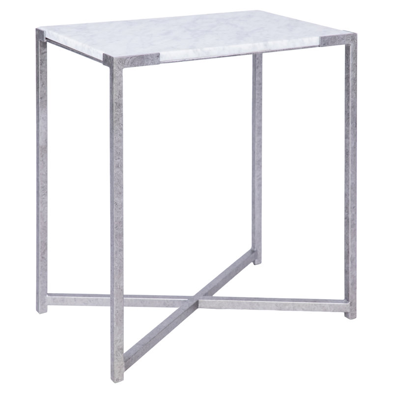 Table de bout Amelia, Argent royal
