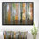 « wood panorama changing seasons », reproduction de photo sur toile encadrée