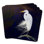Sous-verre Adalinda Egret Feathers