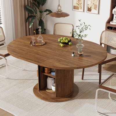 Table de salle à manger extensible 47-63In 47-63