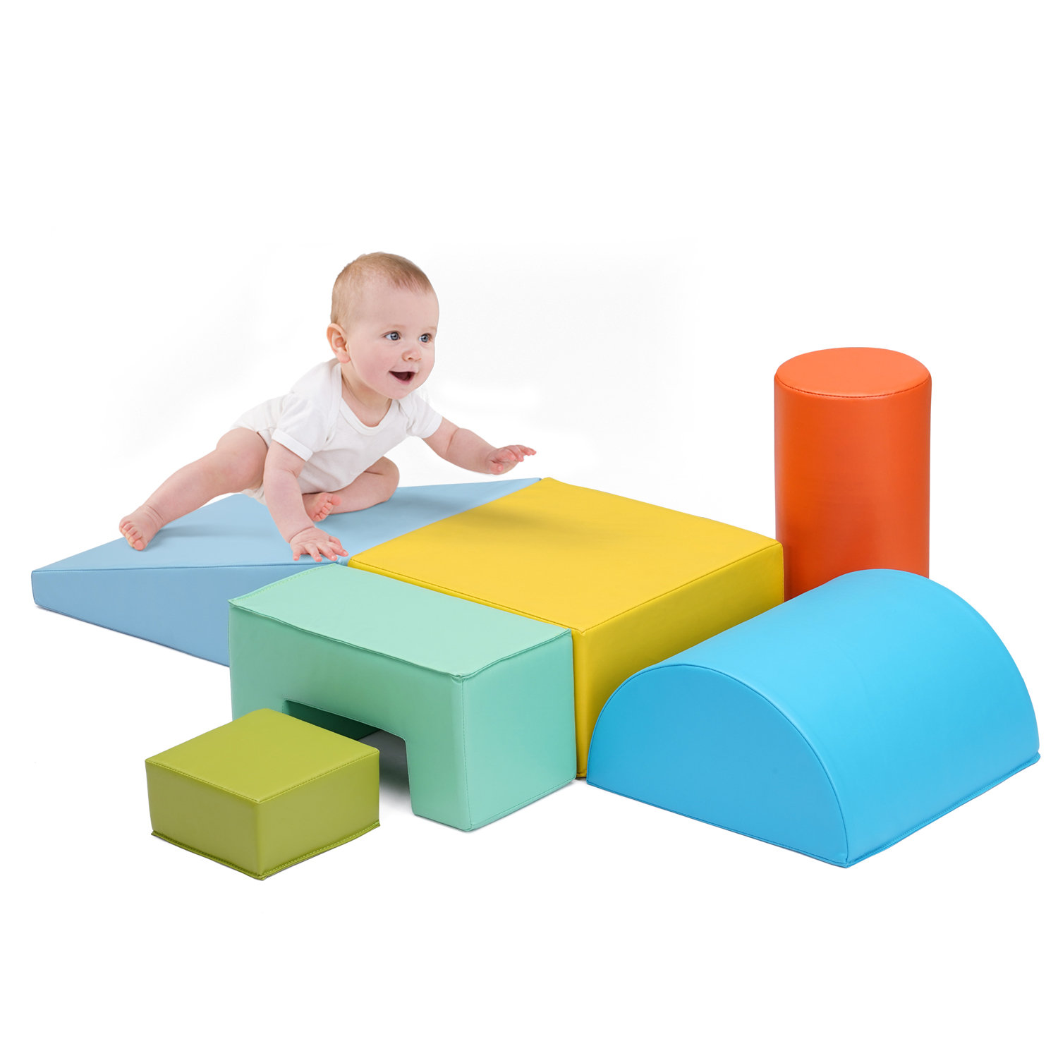 GDY Kids 6 Piece Blocks/Climbers & Reviews | Wayfair