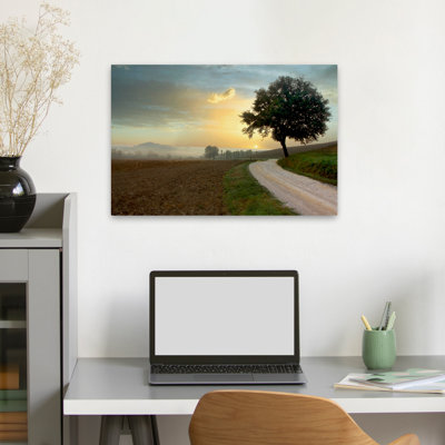 Tuscan Farm Road # 1 - Paysages, photographie, Italie, levers de soleil, couchers de soleil, art