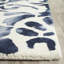Oakton Oriental Handmade Tufted Wool Ivory/Navy Area Rug-22226410