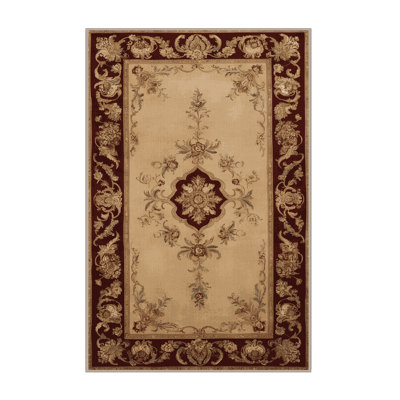 Tapis brun français lavable à la machine