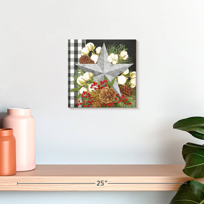 Lelend Gingham Balls II, 10" H x 10" W
