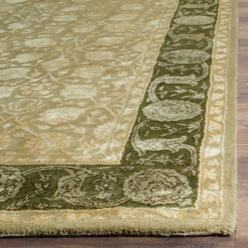 Bellview Hand Tufted New Zealand Wool Oriental Rug, Rectangle 9'6" x 13'6"