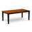 7 Piece Dining Room Table Set Consist of a Rectangle Kitchen Table with Butterfly Leaf and 6 Dining Chairs, Black & Cherry
