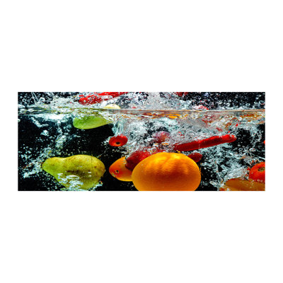 Fruit Under Water - No Frame Print on Canvas